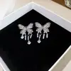 Pinza para Oreja Super Hada con Moño de Circonita, Exquisita y Elegante, de Moda para el Viaje Diario, Lujo Ligero, Sensación de Alta Gama, Joyería para Orejas sin Perforación