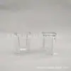 Mecanismo de presión hidropónico vaso cilíndrico cuadrado de vidrio transparente Cuenca portavelas de té tarro de dulces de aromaterapia Cuadrado Redondo Taza