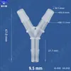 Conector de tres vías en Y genuino conector de pagoda separador de agua manguera manguera pagoda plástico conector de tubería de agua