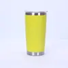 Copo de Carro com Revestimento Spray 20oz Transfronteiriço Copo Térmico de Aço Inoxidável 304 Copo de Água para Carro ao Ar Livre Copo de Viagem a Vácuo Portátil