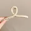 Pinza para el Pelo de Flor para Cabello Grueso en la Parte Trasera de la Cabeza, Pinza para el Pelo de Lazo Linda y Sencilla, Tamaño Grande para Mujeres, Popular Pinza de Tiburón de Acrílico