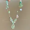 Estilo Oceánico de Verano Dopamina Colorida Colgante de Concha Estrella de Mar Cadena para Clavícula Nicho de Alto Valor Personalidad Cadena para el Cuello Versátil