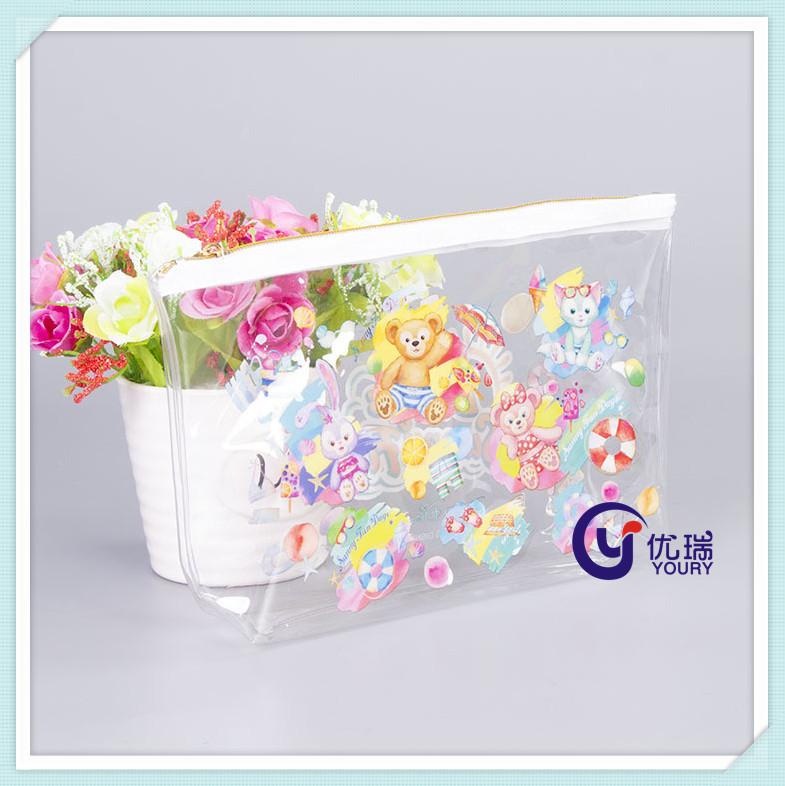 13 20.5 4cm化妆包手提拿包透明便携pvc旅行洗漱定