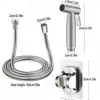 Pistola rociadora para grifo, pistola de agua a alta presión para enjuagar, limpieza de inodoros de baño, boquilla potenciadora de presión, accesorio para inodoro, grifo multiusos