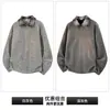 Camisa Polo de Moda Estilo Old Money de Nasa Sudadera Negra para Hombre Otoño Nueva Suelta Casual Tejido Superior