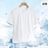 Nova Camiseta Masculina Casual de Seda Gelada com Aroma de Menta, Manga Curta de Verão, Fina, Esportiva, Secagem Rápida, Meia-manga, Top Respirável de Malha