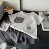 Set de Muñeca de Algodón Puro Ropa de Verano para Niños con Estampado 3D Pantalones Cortos de Bebé Holgados Antibacterianos Ropa de Clase A para Bebés