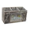 Caja de Almacenamiento Caja de Almacenamiento de Madera Organizador de Cocina Caja Clasificadora de Almacenamiento de Cuchillos, Tenedores y Palillos de Madera Gabinete para Artículos Varios de Escritorio