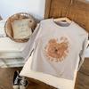 Camiseta de Manga Larga 100% Algodón para Niños y Niñas 2026 Linda Básica Casual Versátil para Bebés para Primavera y Otoño
