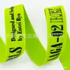 Banda elástica personalizada de fábrica serigrafiada con letras impresas, accesorios antideslizantes para ropa interior, faldas, zapatos y ropa, banda elástica