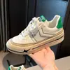 Zapatillas de entrenamiento alemanas retro americanas de suela gruesa para mujer 2026, zapatillas de tenis que aumentan la altura, zapatos casuales transpirables, zapatillas blancas versátiles para mujer