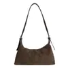 Bolsa de ombro de alta qualidade e estilosa para mulheres, nova coleção outono/inverno 2025, versátil para o trabalho e o trajeto, bolsa crossbody com design semelhante a um bolinho