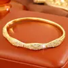 Pulsera de Cobre Chapada en Oro Que No se Desvanece, con un Toque de Alta Gama, de Nicho y Versátil, Pulsera de Cobre con Piedra de Zirconita Elegante con un Estiloso Diseño de Bambú de Celebridad de Internet para Mujer