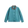 Ropa Vintage Yidao Otoño 2026 Nuevo Retro Americano Corte Holgado Desgastado Lavado Patchwork Contraste de Color Chaqueta Cardigan Salada