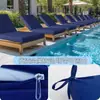 Cojín de Esponja Personalizado Rectangular de una Pieza Soporte para Tarjetas Cama Reclinable Banco de Piedra Silla Impermeable Protección Solar Cojín Exterior Venta al por Mayor