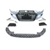 Adequado para Audi A3 modificado surround upgrade RS3 surround conjunto de barra dianteira 2017-2019 A3 grade de favo de mel