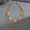 Joyería Transfronteriza Europea y Americana Moda Estilo Oceánico Cadena Pantalón Accesorios para Pantalón Mujer Colgante Espiral de Concha Cadena Metálica para Cintura Venta al por Mayor