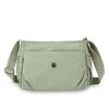 Bolsa de ombro simples nova de cor sólida, leve, casual, para todas as ocasiões, para atividades ao ar livre, pequena bolsa quadrada, elegante, para deslocamento, bolsa transversal plissada