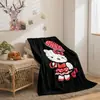 Manta de Franela Doble Cara con Impresión Digital Linda de Hello Kitty para Comercio Exterior en Amazon