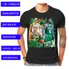 220g Algodón Puro Suelto Transfronterizo Manga Corta Talla Americana Europea Manga Corta Camiseta de Exportación Impresión Pod Shopify, Etc