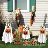 Nuevas Estacas de Halloween Transfronterizas con Disfraces de Perro Temáticos de Fantasma para Decoración de Césped al Aire Libre
