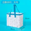 Bolsa Térmica Portátil de Folha de Alumínio, Bolsa Térmica para Bolo e Chá de Leite, Bolsa Grande para Piquenique ao Ar Livre, Bolsa Portátil para Marmita de Estudante