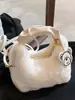 Bolsa de Peluche de Alto Valor Peluche Nuevo Otoño 2025 Bolso de Mano de Moda Nicho Moda Cruzada Bolso Pequeño