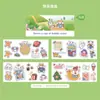 Adesivos de Desenho Animado Fofos, Adesivos para Copo d'Água Transparentes com Preço Especial, Adesivos à Prova d'Água para Estudantes, Adesivos de Decoração para Diário Coração de Menina, Pequenos Presentes