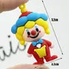 Nuevo Llavero de Payaso Peculiar Colgante de Figura 3D Llavero de Payaso Acróbata Colgante Figura Divertida Gashapon