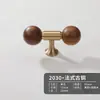 Alça de latão Novo estilo antigo chinês porta de armário guarda-roupa sapateira móveis estilo minimalista francês nogueira alça longa