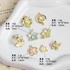 Aleación Gota de Aceite Flor Fresca Hoja de Ginkgo Ins Pequeña Fragancia Collar Pendientes Pulsera Colgante de Joyería DIY