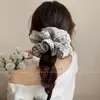 Scrunchie Retrô Estilo Francês para Mulheres, Prendedor de Cabelo de Cetim de Alta Qualidade Estilo Coreano, Acessório de Cabelo Estilo Mori, Grande Ornamento de Cabelo