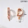 Colgante de collar de perlas con cierre de color preservado chapado en oro de 18 quilates, cierre universal microincrustado con pasador de ojo, montura vacía, accesorios, piezas para DIY