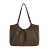 Moda Japonesa Coreana Gamuza Felpa Gran Capacidad 2026 Bolso de Hombro Único de Mano Tote para Mujer Otoño Nuevo Gama Alta