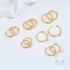 Banda de Acero de Titanio que no se decolora Bucle para Colgante Cierre de Resorte de Acero Pendientes sin Colgante Aros para Orejas Pendientes de Perla Hechos a Mano DIY Accesorios
