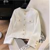 Novas roupas femininas primavera e outono pequeno estilo perfumado jaqueta estilo curto estilo de rua senhora top outono