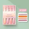 Plumón fluorescente Morandi con punta suave, plumón girly estilo ins, alto valor estético, amigable con la vista, plumón colorido para journaling