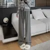 Pantalones Casuales Sueltos de Pierna Ancha de Cintura Alta para Mujer para Primavera y Otoño