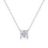 Collar Colgante de Cadena Larga Estilo Coreano En Stock Versátil Transfronterizo Simple Moda Plata S925 Moissanita Estilo Yis Verano para Mujeres