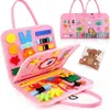 Tablero de Actividades de Fieltro para Aprender, Listo para Enviar, Juguetes Educativos de Ciencia y Educación para Niños, Materiales de Educación Infantil, Libros de Enseñanza para la Iluminación Infantil