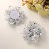 Primavera Niña Soleada Estampado de Malla Gasa Rosa Pinza para el Pelo Cuerda para el Cabello Tocado Broche Cadena de Collar Accesorios de Flores