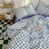 Núcleo de Colcha Funda de Colcha Extraíble y Lavable Kit Juego de Dos Piezas para Cama Funda de Colcha Cálida Engrosada para Otoño e Invierno