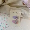 Nuevo clip de pinza para el pelo de niña linda de dibujos animados coreanos, corazón, versátil, hermoso, flequillo lateral, no daña el pelo, pinza para el pelo rota lateral para niñas
