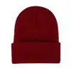 Toucas de Tricô Personalizadas para Outono e Inverno para Homens e Mulheres, Toucas de Lã Coloridas que Podem Ser Bordadas a Quente e Bordadas com Padrões de Logotipo Personalizados