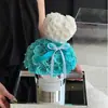 [En Stock] Nuevo Producto Cubo de Abrazo con Lazo Mediano Caja de Regalo con Flores Preservadas