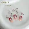 Planeta Emperatriz Transfronterizo Diamante Saturno Accesorios para Uñas Nuevo Planeta Brillante Diamante Decoración de Uñas de Lujo Ligero Accesorios de Diamante