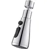 Adaptador de Extensión para Grifo de Cocina Transfronterizo con Diseño de Cintura Delgada, Limpiador de Doble Hoja que Potencia la Presión, Aireador Antisalpicaduras y Rotación Universal