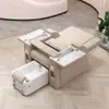 Sofá de Manicura Personalizado para Exportación, Sillón Eléctrico con Masaje de Pies para Salón de Belleza, Popular Sofá Silla para Manicura, Pestañas y Terapia de Pies