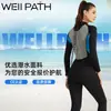 Traje de neopreno de una pieza para mujer de 3 mm con manga larga, traje de baño a prueba de invierno para exteriores resistente al frío, adelgazante y cálido para nadar, venta caliente transfronteriza
