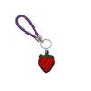 Llavero de cuerda trenzada creativo de la serie Amazon Red, accesorios para llavero, llavero de cuerda de cuero trenzado con dibujos animados